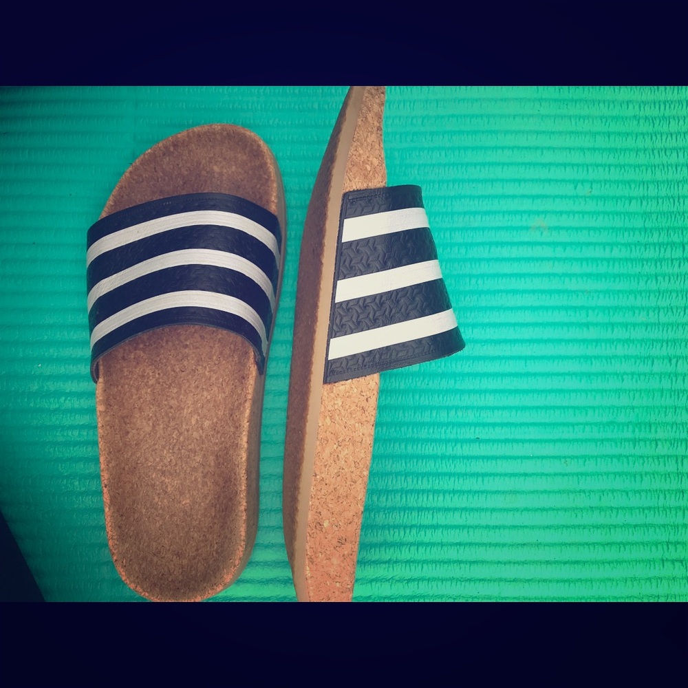 Cork Adilette Slides